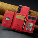 Samsung S23 Ultra Anti-Shock nahast telefonitarvikute &uuml;mbris Samsung Galaxy S23 Ultra S 23 Plus kaardipesa koti kaantele for Galaxy S23 kohv