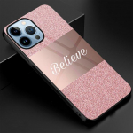 Roosa teemantmarmorist &uuml;mbris iPhone'i 14 13 11 12 Pro Max Mini Xs Xr X 7 8 6s Plus Se 2022 karastatud klaasi kaitse&uuml;mbristele For iphone 12 mini