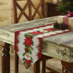 J&otilde;ulud Hua J&otilde;ulut&auml;ht Holly M&auml;nnioksad Laualipud Lauaplaadid Laudlinakaunistus Kodu J&otilde;ulu-uusaasta kaunistused 150x33cm59x13inch