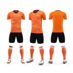 Saabumine Kvaliteetne jalgpalli kampsuni komplekt Meeste jalgpallivorm Jalgpallis&auml;rkide komplekt Spordidress Jooksu Spordir&otilde;ivad Meeste Jalgpall M oranž