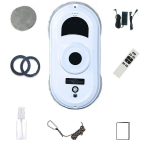 Aknapesurobot, automaatne, tugeva imavusega &uuml;li&otilde;huke, kasulik elektriline klaasitolmuimeja majapidamistarbed 1 set EUplug