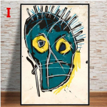 Raamimata Graffiti L&otilde;vikuningas T&auml;navakunst Abstraktne l&otilde;uend Maalimine Kunstiplakatid Prindid Seinakunstipilt elutoa sisekujunduseks 21*30cm