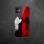 Wings Art karastatud klaasist telefoni&uuml;mbris iPhone'ile Samsung Galaxy OnePlus Oppo Xiaomi Redmi Note SA 7 8 9 10 11 12 13 14 20 21 22 53 Pro Max Plus Ultra iPhone 6 or 6S