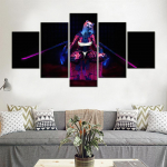Animeplakat, t&uuml;druks&otilde;dalase t&auml;toveering, 5-osaline l&otilde;uendimaal, dekoratiivne raamistik seinakunst Kaasaegsed l&otilde;uendipildid elutuppa 20X35 20X45 20X55cm