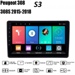 Autoraadio Peugeot 308 308S jaoks 2015-2018 Juhtmevaba Carplay auto multimeediumipleier intelligentne s&uuml;steem Android WIFI GPS-navigatsioon 2+32GB 2+32GB