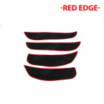 Protection Carpet Door Inside Guard Side edge cover Car Door Anti Kick Pad Sticker for BMW 5 Series GT F07 2010-2014 Black Edge