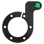 Steering Wheel Horn Button 6 Hole Carbon Fiber Comfortable Touch Sensitive Replacement For MOMO auto Steering roheline