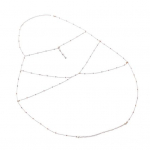 Rinnakett mitmekihiline tutt s&auml;rav liialdatud k&auml;sitsi valmistatud galvaniseeritud kaunistus Seksikas tutt Seksikas &otilde;&otilde;nes