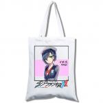 Džuudist ostukott kallile Franxxis, puuvillasest v&otilde;rgust ostukott, kokkupandav džuudist kott 24*26cm