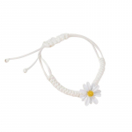 RUI RUI YU Naiste K&auml;ev&otilde;ru Suvine Daisy K&auml;sitsi kootud K&auml;sik&ouml;iega K&auml;e ornament valge