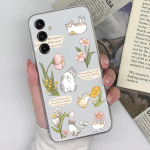 &Uuml;mbris Samsung Galaxy S6 S7 edge+ S23 S22+ Ultra J3 4 5 6 armsa p&otilde;rutuskindla l&auml;bipaistva silikoonist telefonikaane multifilmi mustriga Samsung Coque kaitseraua jaoks Samsung Note10+