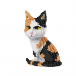 Kassiplokk Loomamaailm P&auml;rsia kass Tabby Kitten Lemmikloom 3D DIY Mini Teemantklotsid Tellised Ehitusm&auml;nguasi lastele Kingitus