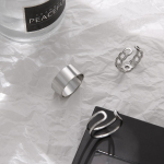 Mood Hip Hop Punk Terroir Cool Ring Temperament Neutraalne Lihtne S&otilde;rmusekomplekt