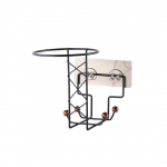 1 tk Seinale kinnitatav riidepuu m&uuml;tsi korraldaja Mootorratta kiivri hoidja kuvari alusm&uuml;tsi tugi seina hoiuriiul must