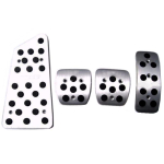 For TOYOTA Corolla 2006-2011 2012 2013 Non-slip Fuel Brake Foot Rest AT/MT pedals Plate Non slip Accelerator brake pedal AT gray