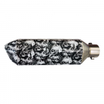 1,52-tolline sisselaskeava mootorratta v&auml;ljalaske summuti torud libisevad summutile s&uuml;sinikmood t&auml;navastiilis saba Pattern Mechanic mitmev&auml;rviline