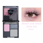 4 Colors Punk Smokey Cool Toned Lauv&auml;rvi Palette Pearlescent Matte P&uuml;siv lauv&auml;rv Must Hall Party Eye Pigments Meik