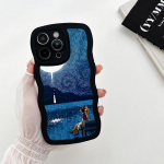 Pehme TPU &uuml;mbris Redmi Note 12 Pro Note 11 Realme C55 C53 11 Tecno Spark 10C IPhone Vivo Y35 Y02 Samsung S23 Ultra A23 A13 Wave Shape Cover jaoks Infinix HOT 30 play