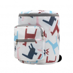 Praktiline m&auml;hkmete hoiukott Cartoon mustriga kompaktne hoiukoht valge