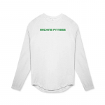 Muscleguysi meeste treening-jooksmiskompressioon-T-s&auml;rk, mugav v&auml;lispordi pikkade varrukatega spordis&auml;rk M must