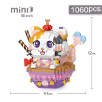 Multikas armas kassipoeg kala mini ehitusklotsid DIY loomanuku mudeli kokkupanemise m&auml;nguasi, mis sobib kodu kaunistamiseks ja p&uuml;hadekingitusteks