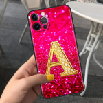 Kuldne roosa kirjaga telefoni&uuml;mbris iPhone'ile Samsung Galaxy Redmi Xiaomi Oppo OnePlus Note SA 7 8 9 10 11 12 13 14 20 21 22 23 53 54 Pro Max Ultra TPU Soft iPhone 6 or 6S