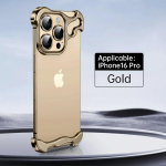 Alumiiniumisulamist ebaregulaarne metallist kaitserauaga telefoni&uuml;mbris iPhone 13 14 15 Pro Max 15Plus titaanist objektiivi r&otilde;nga kaitsev tulnuka kate For iPhone 13 Pro Max must