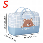 Armsa v&auml;ikese karu mustriga kokkupandav lapiteki hoiukast koos tolmukindla kotiga, suure mahutavusega teki hoiukott Lausriidest riidekapi ruumi s&auml;&auml;stev kott