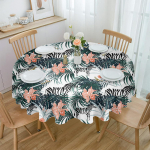 Kilpkonnataime lilled sebra &uuml;mmargune laudlina veekindel lauakate pulmapeo kaunistamiseks s&ouml;&ouml;gilaua kate 4pcs 33x48 Table mat
