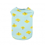 Lemmiklooma vest &uuml;mmargune kaelus pehme varrukateta jumalik mugav lemmikloomakassi multifilmi tr&uuml;kkimine koerapluus igap&auml;evane kandmine M roheline