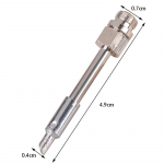 1 tk juhtmevaba kaasaskantav mini jootekolbi otsik USB aku jootekolb keevitusotsikud keevitust&ouml;&ouml;riistade parandamiseks 0.7*4.9cm