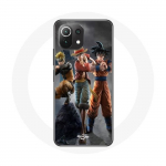 &Uuml;mbris Xiaomi Mi 11 Lite Goku naruto Luffy &uuml;heosalise Dragon Ball z 3D Anime manga jaoks