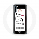 Coque pour Huawei P30 Billet d'avion London