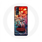 &Uuml;mbris Vivo Y72 jaoks Stranger Things Teaser 4. hooaeg Plakati tegelased Art