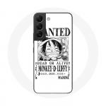 &Uuml;mbris Samsung Galaxy S22 One Piece Manga otsinguplakatile Valge
