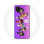 Coque pour Samsung Galaxy A22 5G BTS TinyTAN Animation Affiche RM Jin Suga J-Hope Jimin Jungkook Et