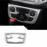 For Jeep Compass 2017 2018   ABS Chrome Car air conditioner Switch panel frame cover trim Car Accessories ABS Chrome