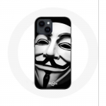 Coque pour Iphone 14 Plus Nous Sommes L&eacute;gion Masque Anonyme - Maniacase