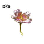 Naiste s&otilde;lg Cherry Blossom roostevaba Peen Vintage libisemisvastane kulumiskindel mantel krae m&uuml;ts Sall Dekoratsioon Riided Pin R&otilde;ivas Ehted sinine