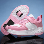 28-40 Laste tossud Jooksujalatsid Kahe rattaga Lahtiv&otilde;etav &Otilde;pilasuisukingad Tossud 32 roosa