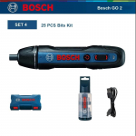 Bosch GO 2 juhtmeta elektriline kruvikeeraja Professionaalne nutikas kruvikeeraja 5 p&ouml;&ouml;rdemomendi seadistusega USB laetavate k&auml;sipuurite komplektid