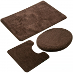 3tk/komplekt &Uuml;hev&auml;rviline Vannitoamati komplekt Kohevad juuksed Vannivaibad Moodne WC-poti kaas Kattevaibad Komplekt Ristk&uuml;lik 50*80 50*40 45*50cm 50*80+50*50+47*50CM