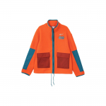 Nike CNY Lapitehnika Lahtise L&otilde;ikega Spordijakk k&otilde;rge kraega Meeste Jakid Korall-Oranž DQ5061-817 XL