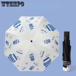 T&auml;iskasvanute vihmavari Simple Print p&auml;ikesevari UV-kaitsega p&auml;ikesevari Vihmavari Kokkupandav p&auml;ikesevari Vihmavari Kahe kasutusega vihmavari Pack of 1 sinine
