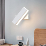 LED-seinavalgusti Nordic Study P&ouml;&ouml;rleva h&auml;mardamisega lugemisseinavalgusti Elutoa Magamistoa Voodi&auml;&auml;rsed vahek&auml;igulambid 22cm valge