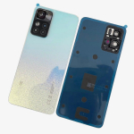 Tagumine klaaskate Xiaomi Redmi Note 11 Pro+ 5G Plus aku luugile 21091116UG 21091116UC Asendamine kaamera raamiga sinine