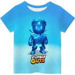 Stumble Guys M&auml;ng 3D Prinditud Laste T-s&auml;rk Laste R&otilde;ivad 3 kuni 12 aastastele Tees Vabaaja Topid R&otilde;ivad T&uuml;drukutele Poistele T-s&auml;rk 2024 140
