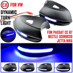 Auto LED d&uuml;naamiline suunatuli Volkswagen VW Passat B7 CC Scirocco EOS Beetle k&uuml;ljepeegli vilkuri jaoks Dynamic Blue Yellow gray