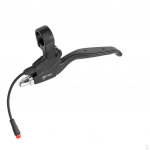 Bike Brake Levers Anti-Skid Electric Scooter Handlebar Accessories w/ Hole for 2.2cm Mountain Left