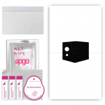 apgo Protective Skin Sticker for the back compatible with Cubot Pocket 3, Wrap Film, Foil, Vinyl - Pattern Matte Black